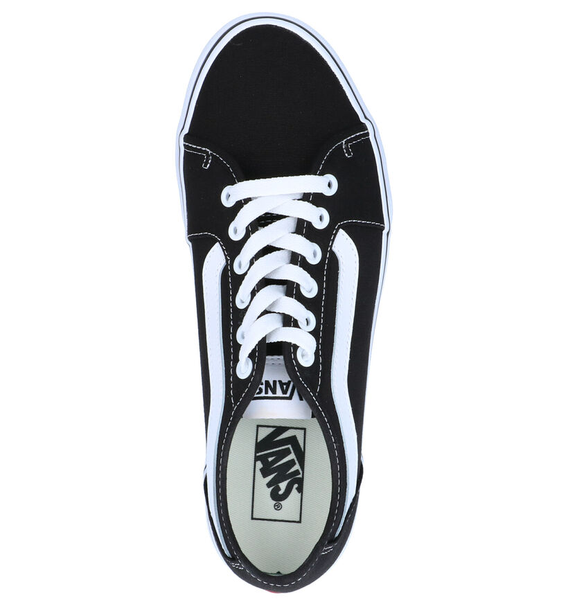 Vans Filmore Decon Zwarte Sneakers in stof (287209)