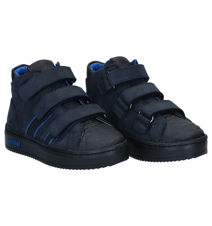 Hampton Bays Blauwe Velcroschoenen voor jongens (296024) - geschikt voor steunzolen