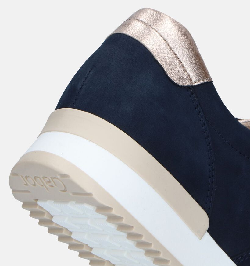 Gabor Best Fitting Blauwe Sneakers voor dames (337901) - geschikt voor steunzolen