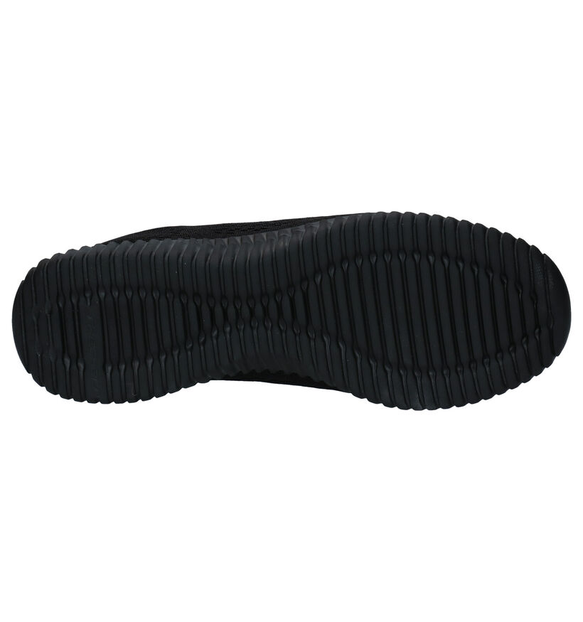 Skechers Elite Flex Zwarte Sneakers in stof (287005)