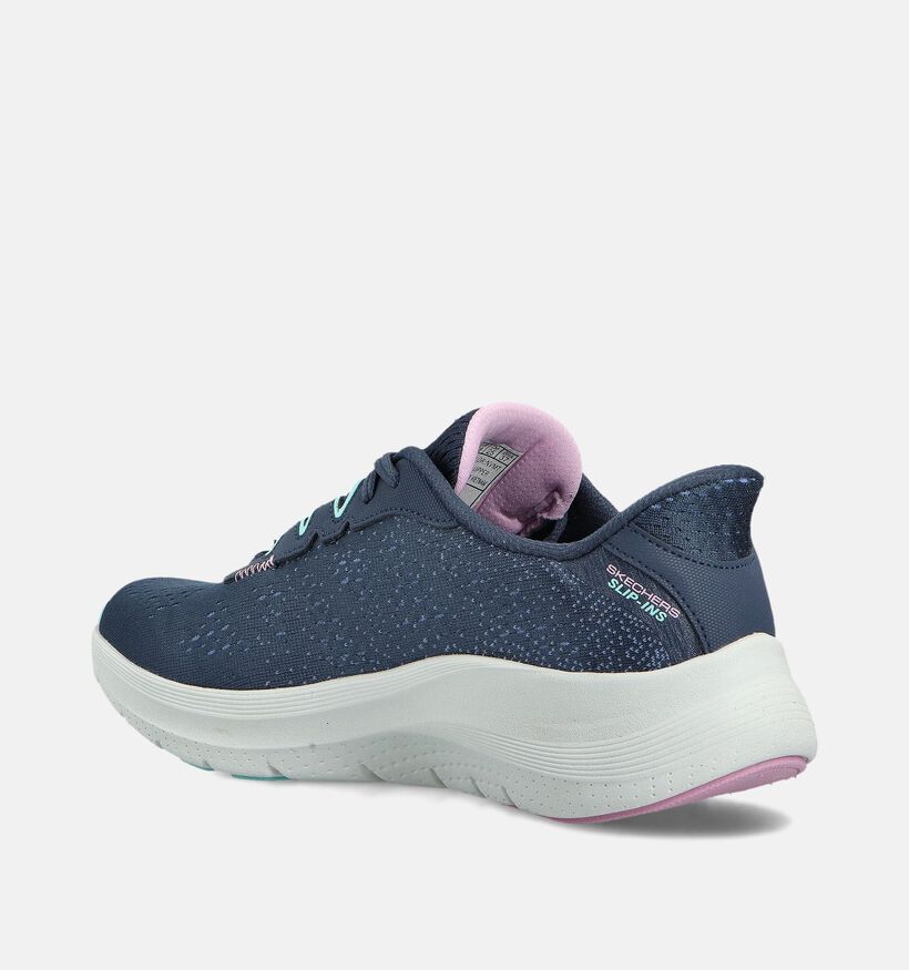 Skechers Arch Fit Slip-ins Donkerblauwe Sneakers voor dames (359721) - geschikt voor steunzolen