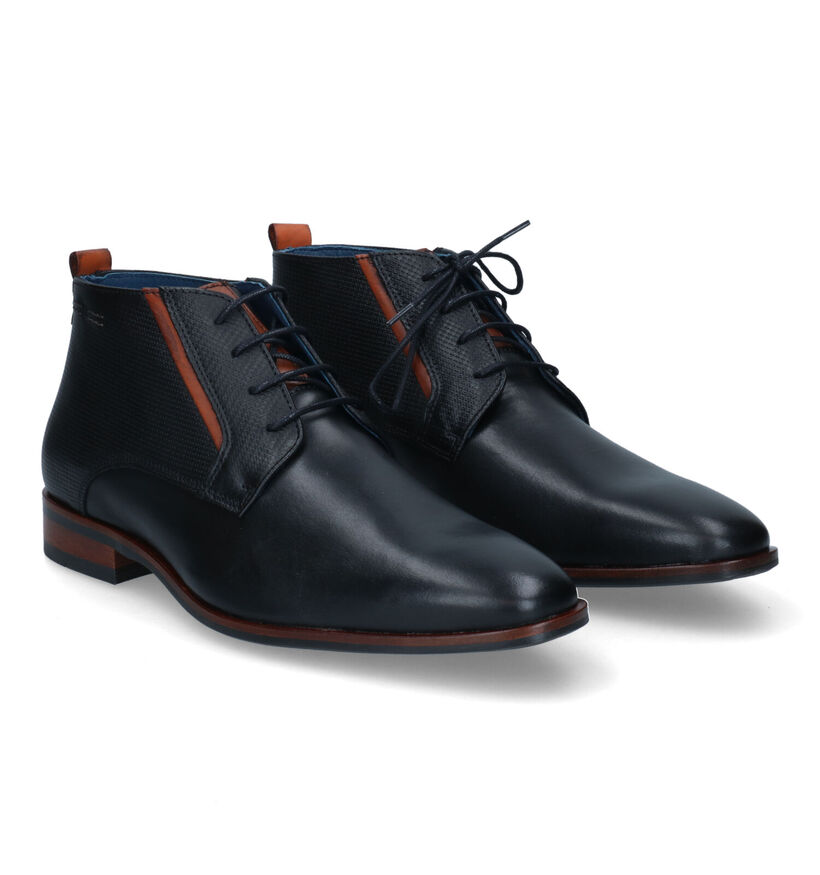 Berkelmans Estoril Chaussures classiques en Noir pour hommes (363829) - pour semelles orthopédiques