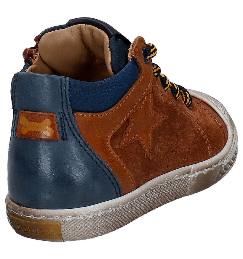 STONES and BONES Leno Chaussures enfants en Cognac en cuir (295158)