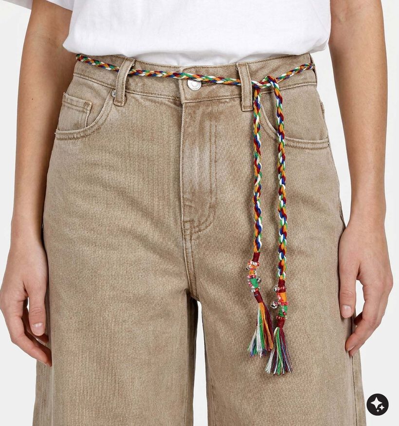 Minuit Beige Jeansbroek voor dames (381855)