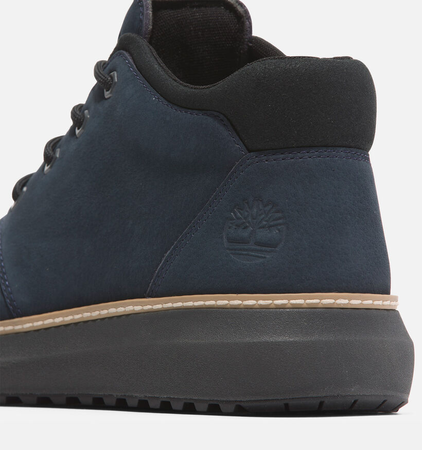 Timberland Hudson Road Mid Chukka Blauwe Bottines voor heren (348537) - geschikt voor steunzolen