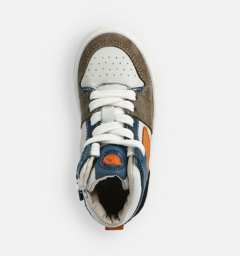 Little David Bruno Witte Hoge Sneakers voor jongens (364660) - geschikt voor steunzolen