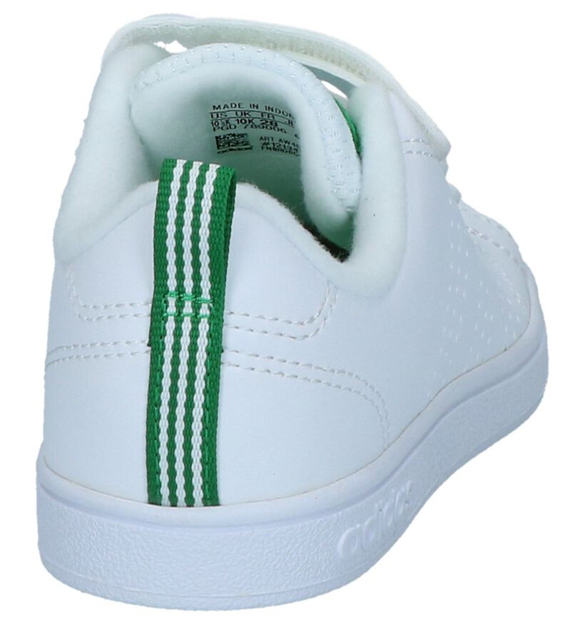 adidas Advantage Clean Baskets basses en Blanc en simili cuir (237171)