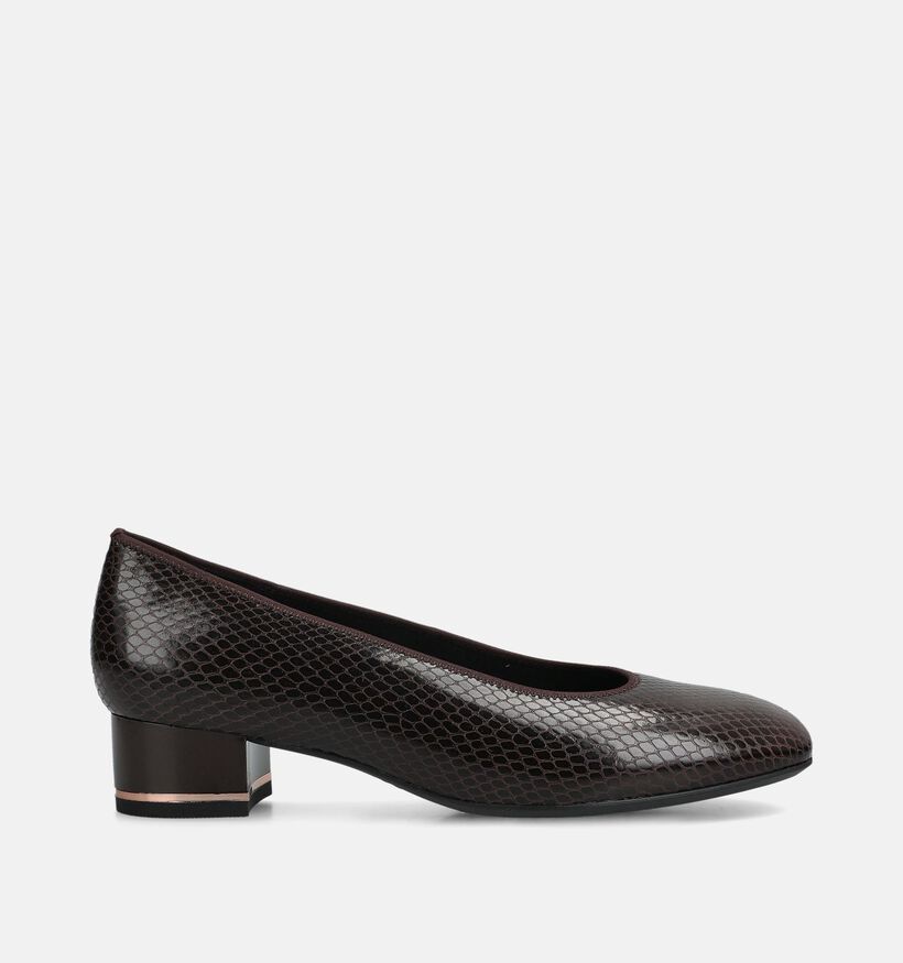Ara Highsoft Donkerbruine Pump met Lage Hak voor dames (380002)