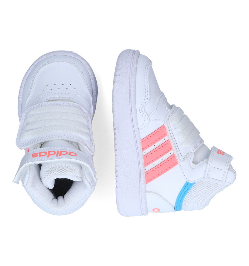 adidas Hoops 3.0 Witte Sneakers voor meisjes (315006)