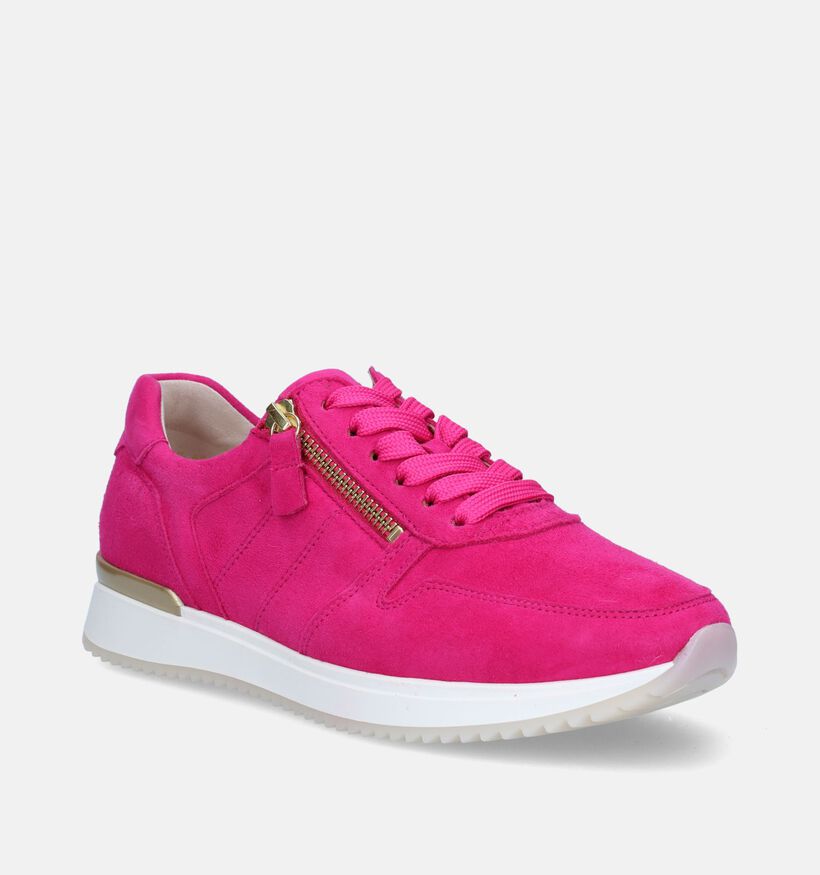 Gabor Best Fitting Fuchsia Sneakers voor dames (336221) - geschikt voor steunzolen