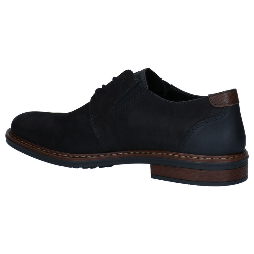 Rieker Chaussures à lacets en Noir en cuir (298476)