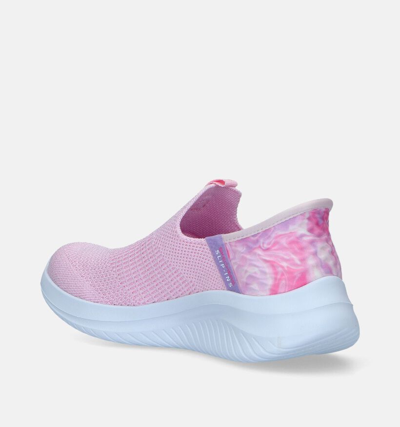 Skechers Slip-ins Ultra Flex 3.0 Baskets en Rose pour filles (335715)