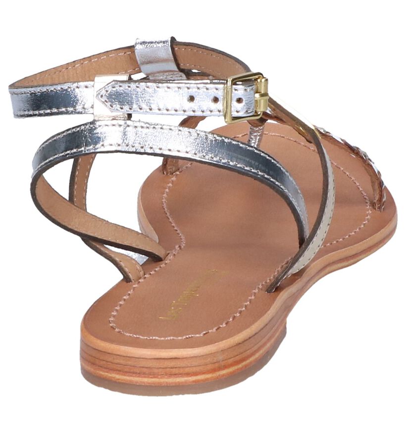 Goud/Zilveren Sandalen Les Tropeziennes Hilatres in leer (244384)