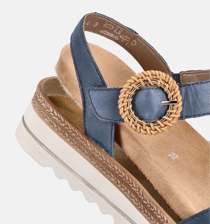 Remonte Blauwe Sandalen voor Steunzolen voor dames (370465) - geschikt voor steunzolen