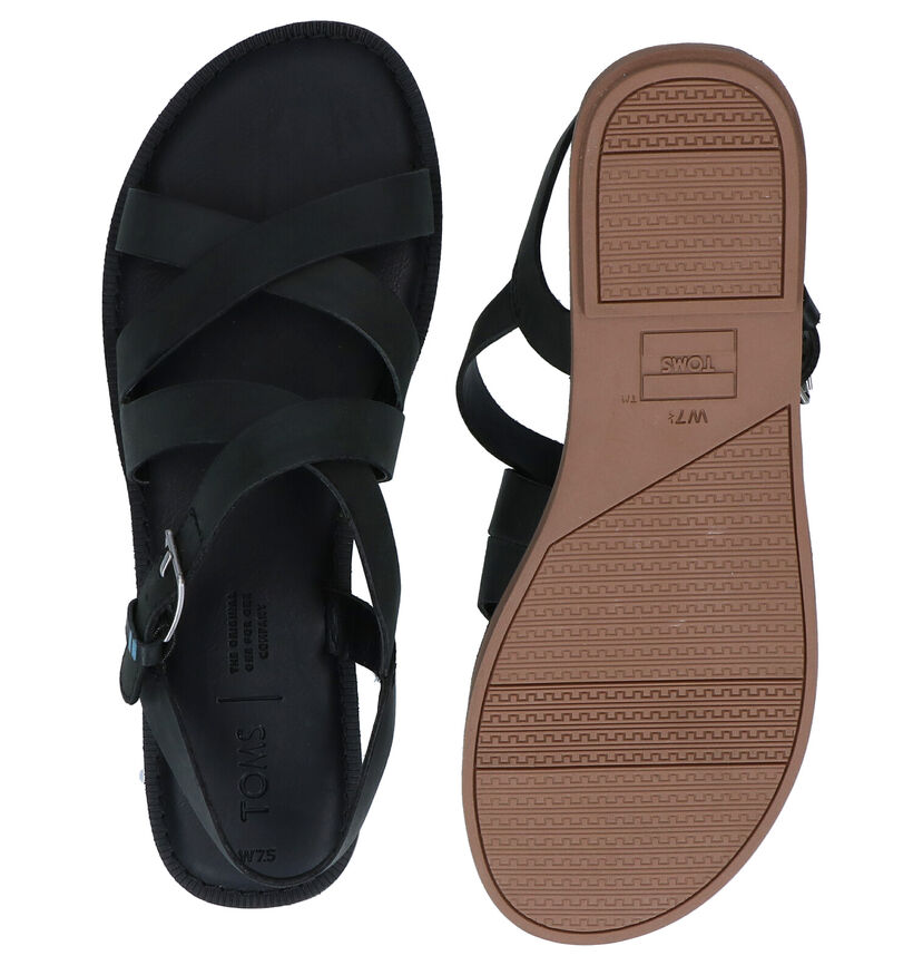Toms Sicily Cognac Sandalen in leer (288341)