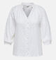 ONLY Carmakoma Kayana Blouse en Blanc pour femmes (353241)