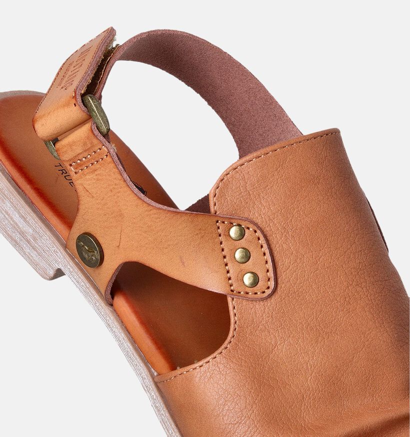 Mustang Cognac Sandalen voor dames (353422)