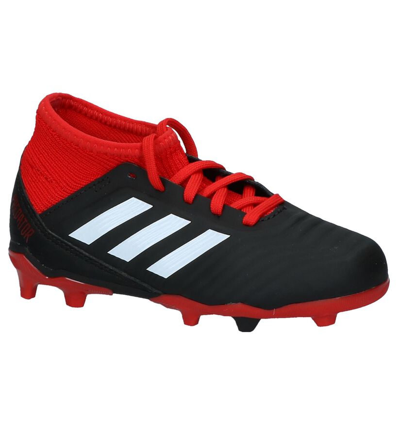 Zwarte Voetbalschoenen adidas Predator 18.3 in kunstleer (235106)