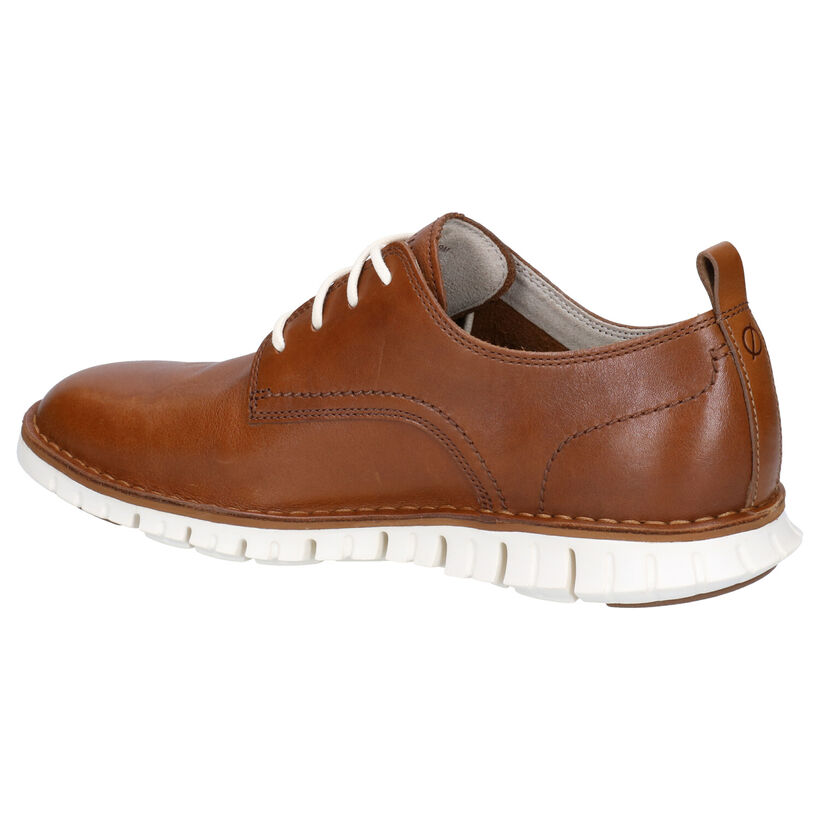 Cole Haan Chaussures à lacets en Cognac en cuir (267612)