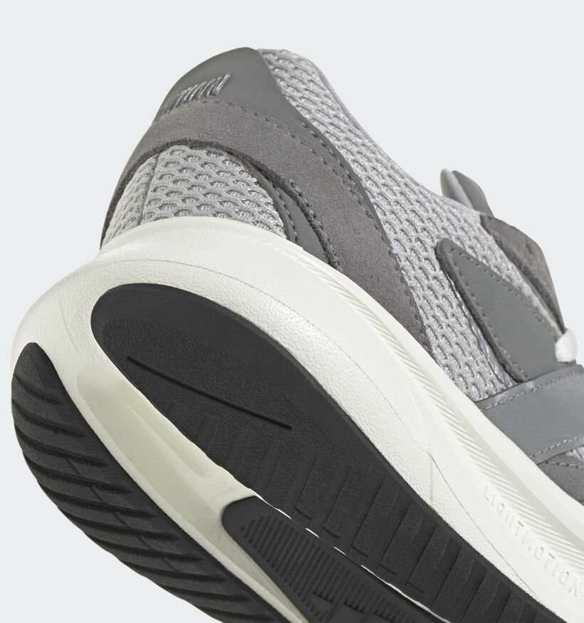 adidas LIGHTBLAZE Baskets basses en Gris pour garçons, filles (359674) - pour semelles orthopédiques