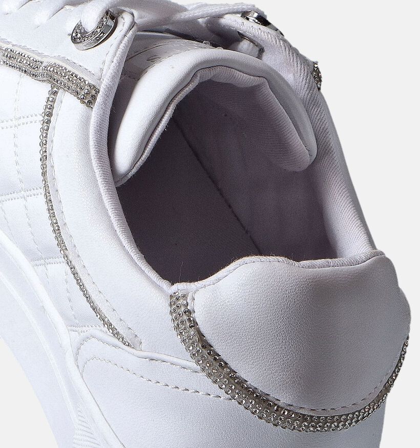 Guess Gratea Witte Veterschoenen voor dames (350429) - geschikt voor steunzolen