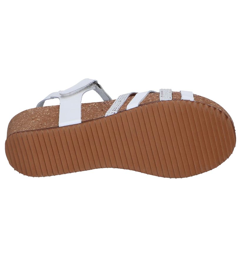 Witte Sandalen Hee in leer (244433)