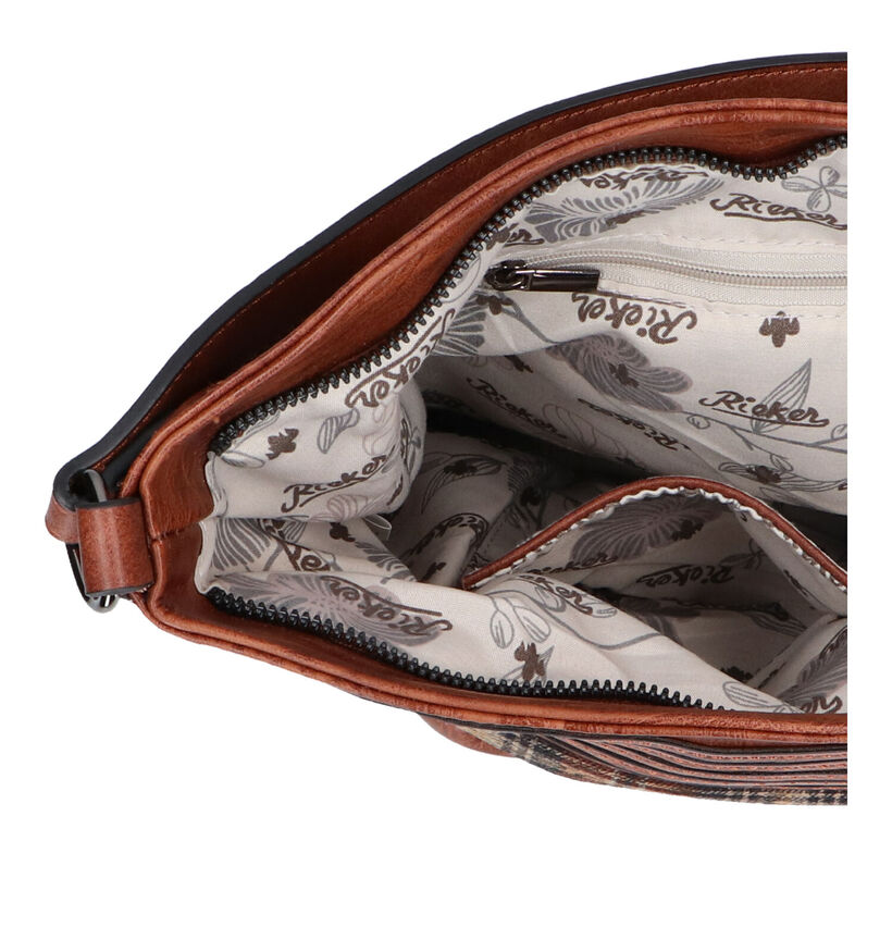 Rieker Cognac Schoudertas in kunstleer (300249)