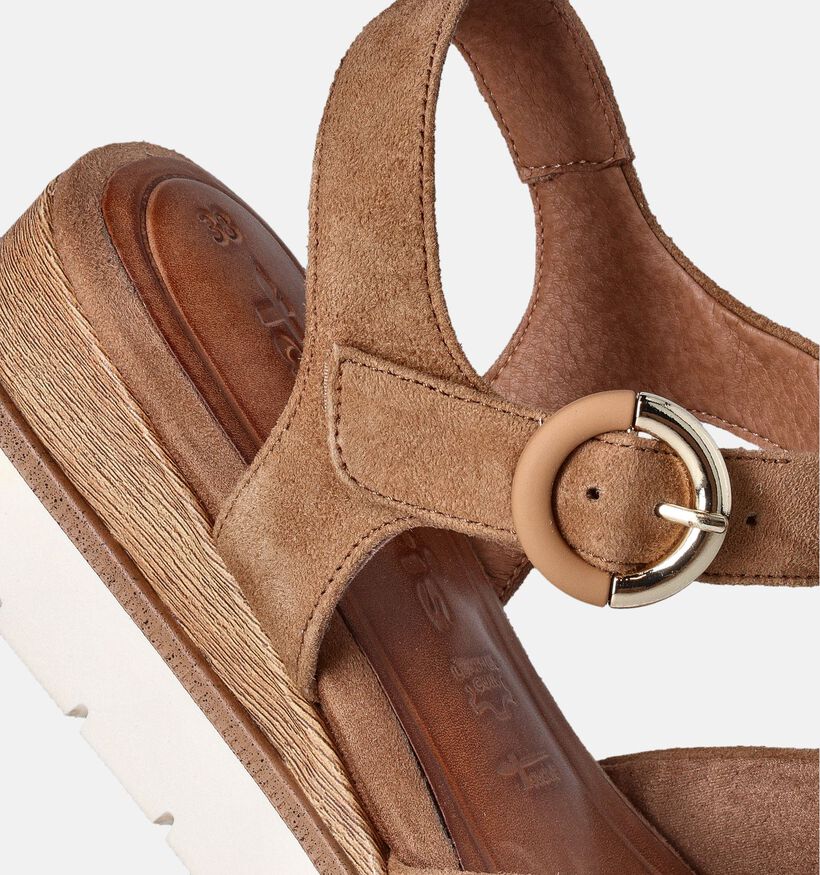 Tamaris Sandales compensées en Marron pour femmes (354309)