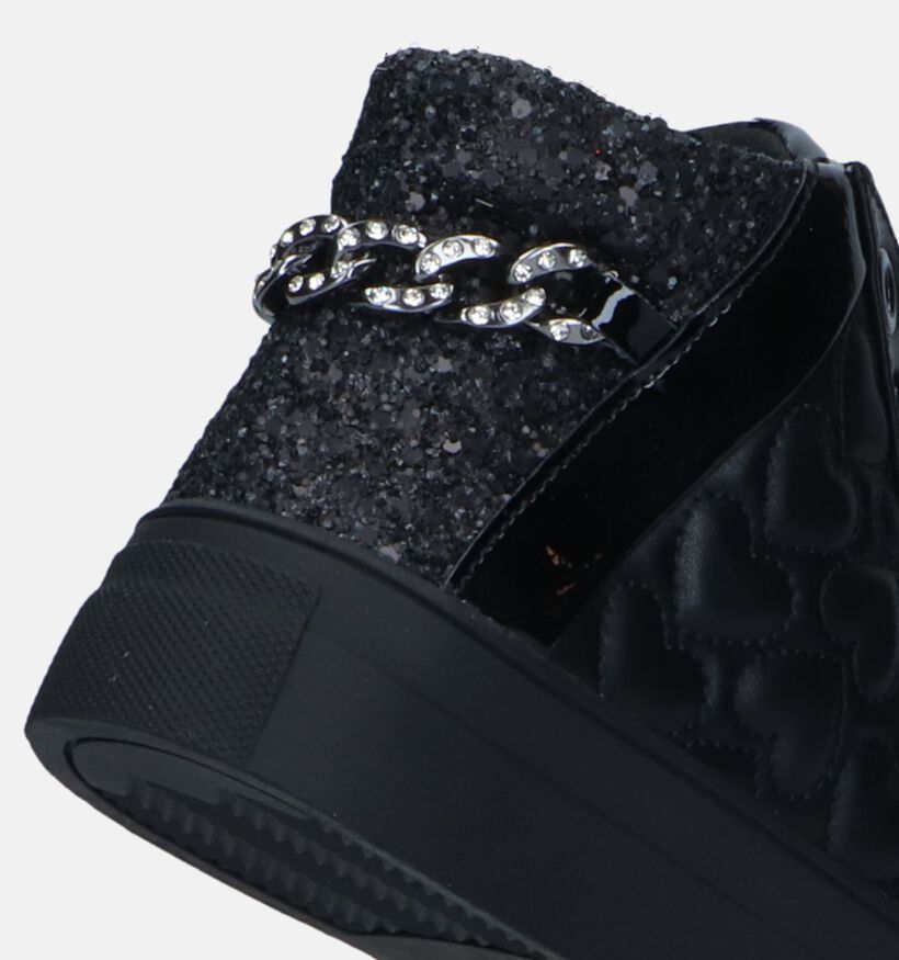 Asso Zwarte Sneakers voor meisjes (331080)