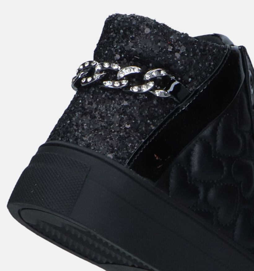 Asso Baskets montantes en Noir pour filles (331080)