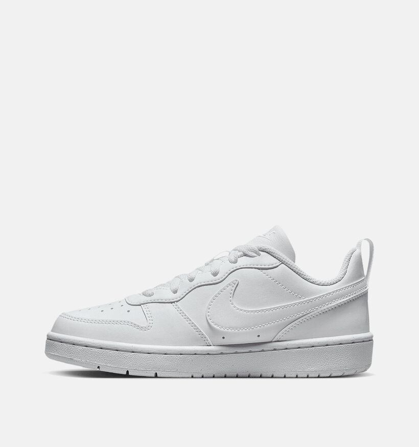 Nike Court Borough LOW 2 GS Witte Sneakers voor meisjes, jongens (350497)