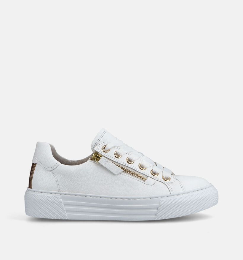 Gabor Witte Sneakers voor dames (368362) - geschikt voor steunzolen