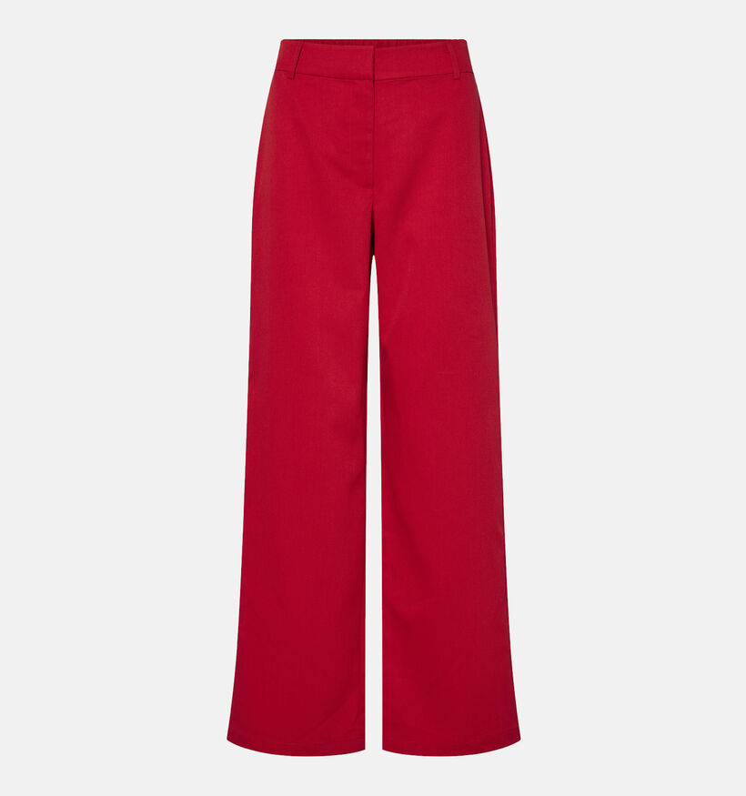 Pieces Odette Pantalon large en Rouge pour femmes (354090)