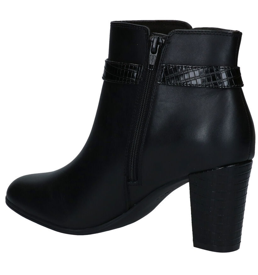 Clarks Alayna Juno Bottillons en Noir en cuir (280231)