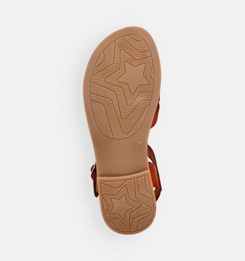 Milo & Mila Cognac Sandalen voor meisjes (372465)