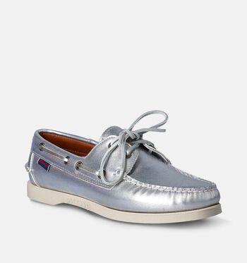 Sebago Docksides Lage schoenen Goud/Zilver