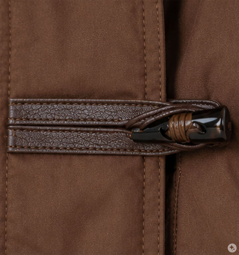 Ador&eacute; Aurelio Manteau court en Marron pour femmes (384085)