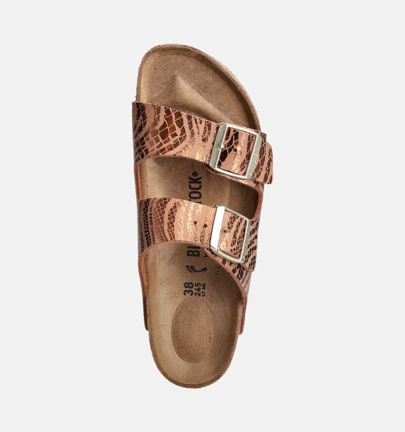 Birkenstock Arizona Synthetik Nu-pieds en Brun pour femmes (350850)