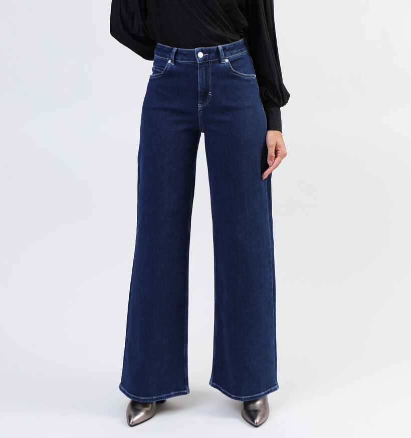 comma casual identity Wide leg jeans en Bleu pour femmes (334798)