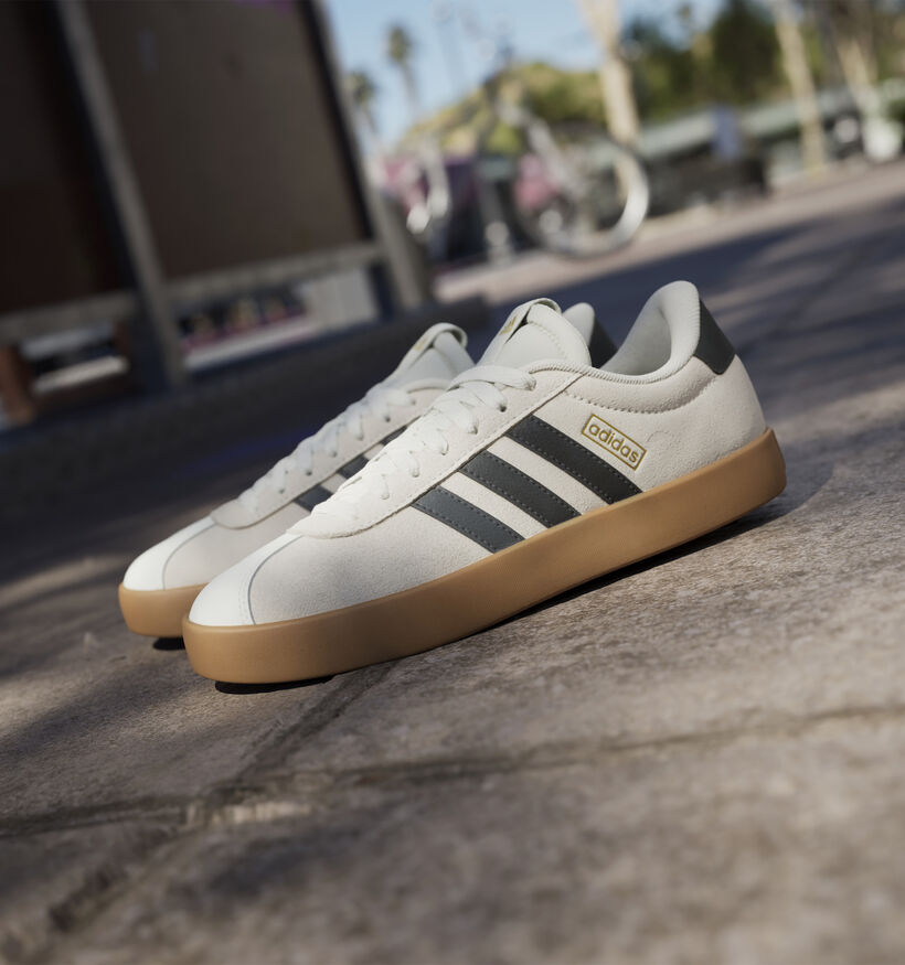 adidas VL Court 3.0 Ecru Sneakers voor dames (350193)