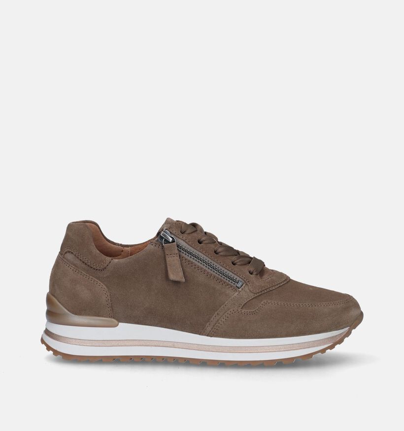 Gabor OptiFit Bruine Sneakers voor dames (344766) - geschikt voor steunzolen