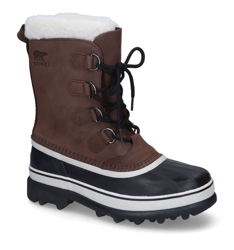 Sorel Caribou Bottes de neige étanches en Marron pour hommes (332182)