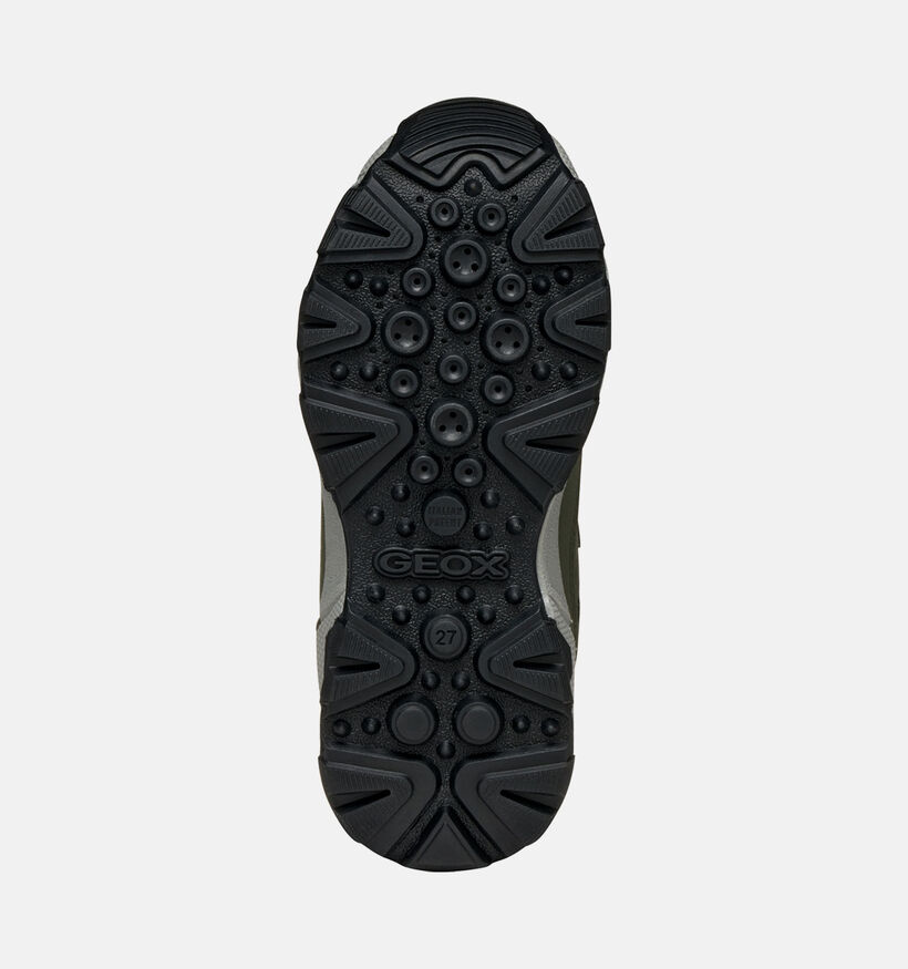 Geox Magnetar Kaki Hoge Schoenen voor jongens (360387) - geschikt voor steunzolen