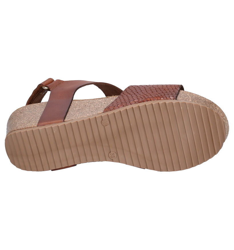 Via Limone Cognac Sandalen in leer (273195)