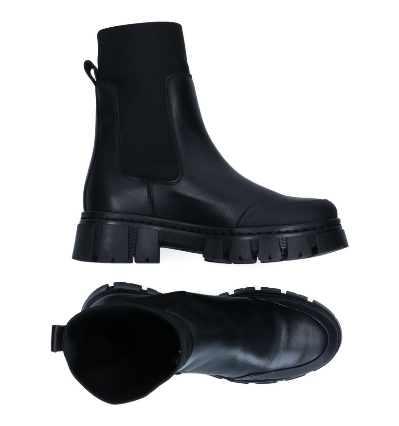 Tamaris Zwarte Boots in stof (300100)