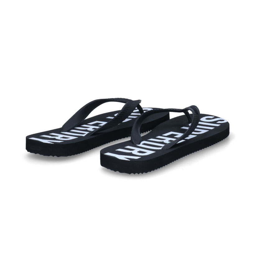 Superdry Code Essential Zwarte Teenslippers in kunststof (305765)