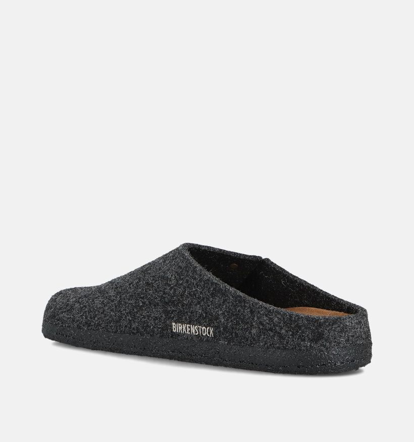 Birkenstock Zermatt Donkergrijze Pantoffels voor heren (362204)