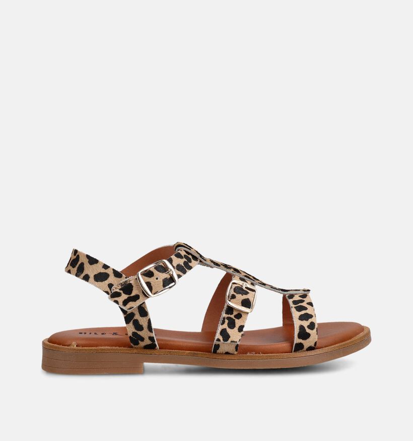 Milo & Mila Leo Sandales en Marron pour filles (372476)