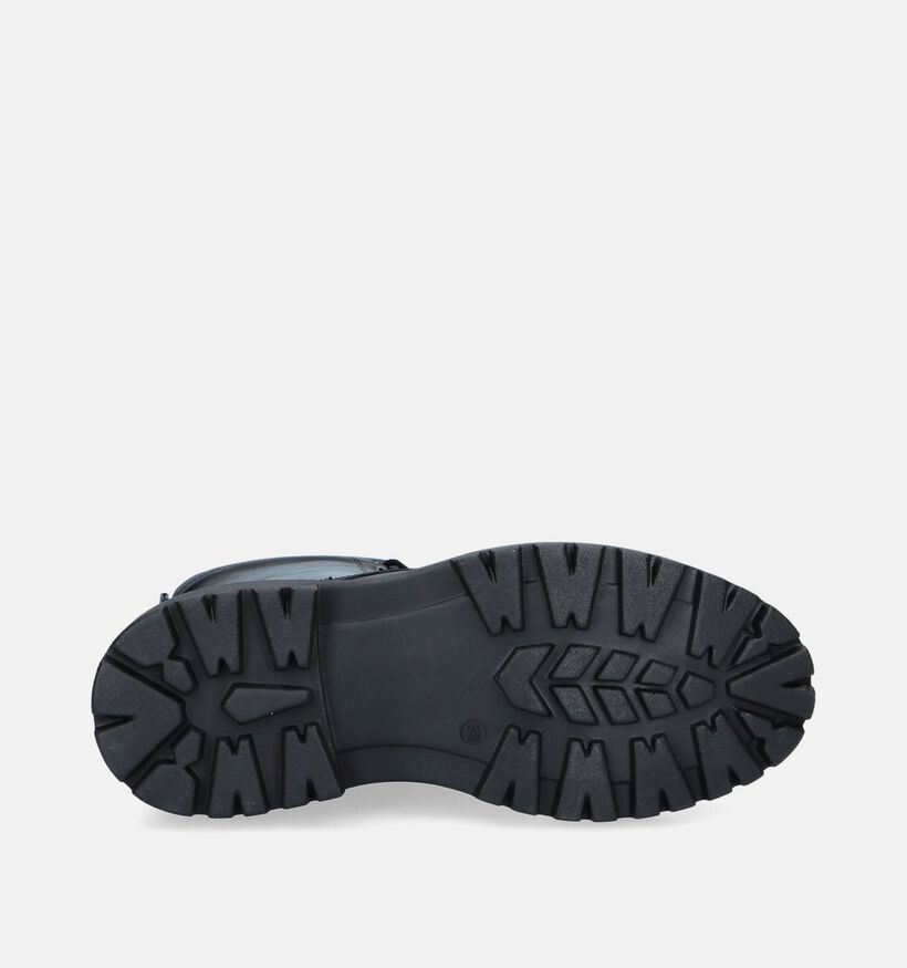 Hosis Print Boots à lacets en Noir pour femmes (343659)