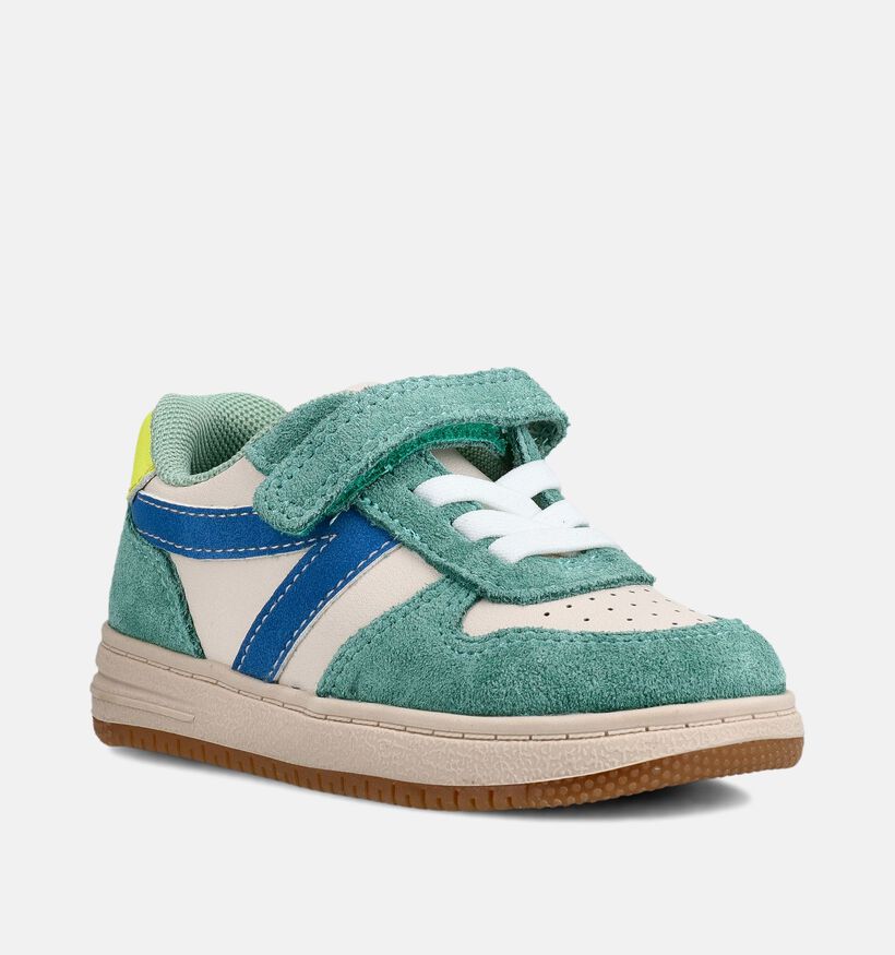 SJ Groene Sneakers voor jongens (371091) - geschikt voor steunzolen